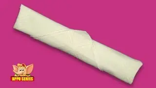 Learn to make a Fancy Silverware Napkin Pouch