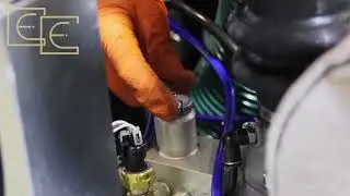 Adjusting the pressure on a new Doosan Bobcat Portable Compressor