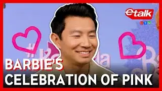 Simu Liu tries to explain &ldquo;beach&rdquo; (Ken&rsquo;s job in the BARBIE movie) | Etalk Red Carpet