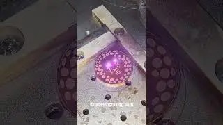 Watch This Brass Challenge Coin Get Laser Engraved! | Bellair Golf Park #FiberLaser #CustomCoin