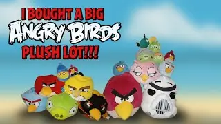 I BOUGHT A BIG ANGRY BIRDS PLUSH LOT!!! | Silent Unboxing | Tiffany&rsquo;s Unboxing