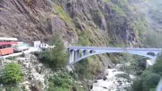 Zhangmu Border between China & Nepal