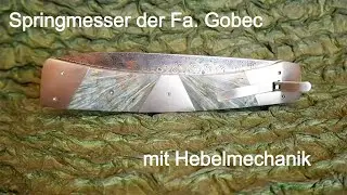 Ein m&auml;chtiges Springmesser mit Hebelmechanik aus der Werkstatt Stefan Gobec