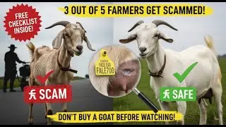 Goat Buying SCAMS Exposed  Don&rsquo;t Lose Money (Lesson 4/30 A to Z Profitable Goat Sheep Farming)