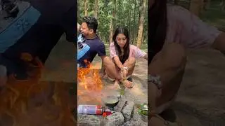 সমুদ্রের পাড়ে বসে new mini oven এ রান্না করতে গিয়ে কি হল এটা দেখো😰 #viral #trending #minicooking
