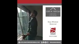 Window Removal (Tips & Tricks by Signature Companies LLC)