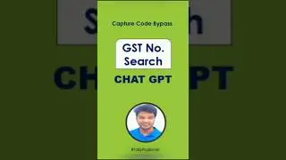 #ai GST Number Search Like a Pro | No CAPTCHA Needed | ChatGPT Magic!