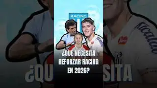 LOS POSIBLES REFUERZOS DE RACING PARA EL 2026. #futbolargentino #racingclub #deportes #shorts