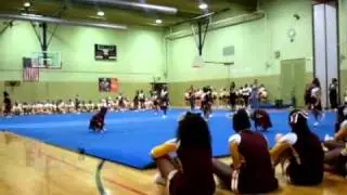 Tajeas cheerleading dress rehersal
