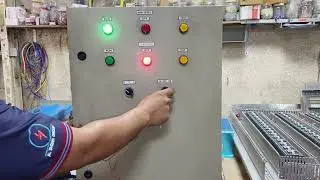 Dual speed fan control panel. Dual speed Exhaust Fan control panel wiring drowing and testing all