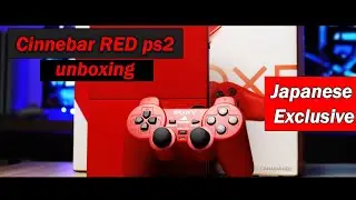 Red Playstation 2 Unboxing Japanese exclusive - ASMR