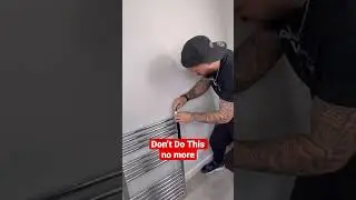 How To Install tail ends (Towel Rail) #diy #shorts