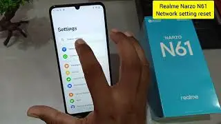 How to reset network settings in Realme Narzo N61?