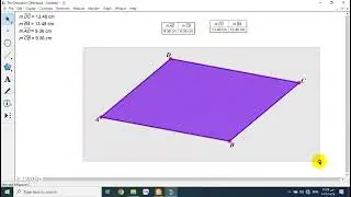 خواص متوازي الاضلاع باستخدام GSP