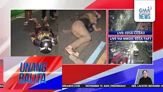 2 rider, sugatan sa banggaan ng kanilang motorsiklo sa Commonwealth Avenue; closed... | Unang Hirit