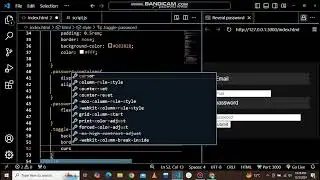 Show/Hide password using JavaScript|password reveal