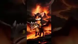Epic Dragon Ride: Adventurer Soars Over Volcanoes & Thunderstorms!