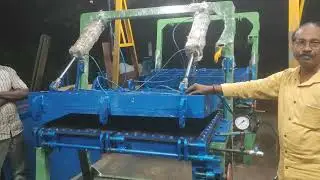 Trial for Tyre repair Patch curing Electric Press  by sankaran 