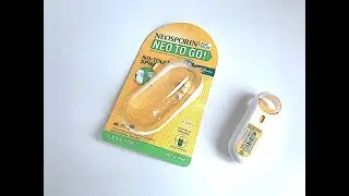 IHERB: Neosporin, + Pain Relief, Neo To Go!, First Aid Antiseptic/Pain Relieving Spray - Видео обзор