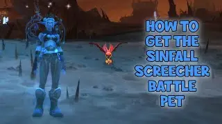 WoW Shadowlands 9.1 - How To Get The Sinfall Screecher Battle Pet | Kyrian Assault