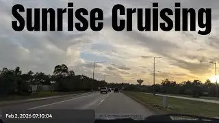 Dash Cam Cruising Zuccoli, Palmerston, Darwin Australia- Sunrise Drive 02/02/2026