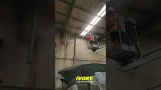 Factory cleaning and Warehouse cleaning #industrialcleaning #professionalcleaners #cleaningcompany