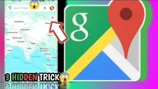 GOOGLE MAP HIDDEN TRICK IN THIS MAP VIDEO HIDDEN SETTING😱🔥