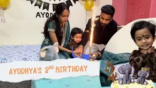 Ayodhya&rsquo;s 2nd Birthday Celebration 🥳 