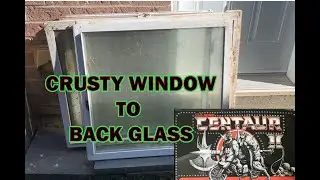 Crusty Windows = Pinball Back Glass