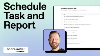 Scheduling Task and Report