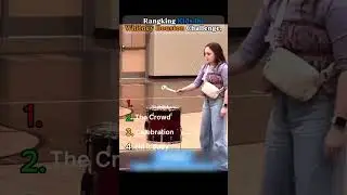 Ranking Best Kids Do Whitney Houston Challenge #shorts #algorithm  #funny #baby #kids #ranking