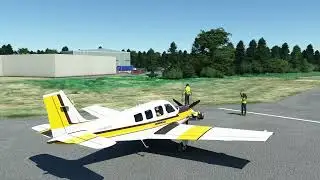 Approach and landing at Bournemouth Airport (EGHH) : MSFS2020 SU10 + DX12 + DLSS Quality
