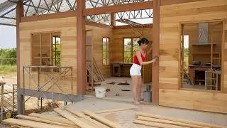 The Woman Who Built Her Dream House in the Forest in 90 Days | From Start to Finish