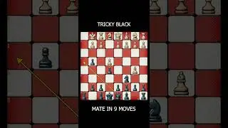 BLACK | MATE IN 9 MOVES #chessislife #chesspuzzles #chesstime #mindgames #smartmoves #solvethepuzzle