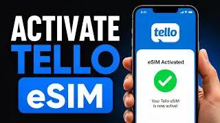 Как активировать Tello eSIM | Руководство по настройке Tello eSIM | Активация цифровой SIM-карты ...