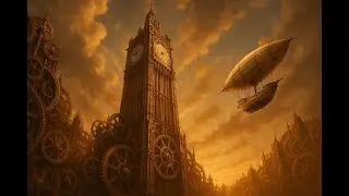 AI Dreamscape: The City of Living Clockwork | 4K Steampunk Animation