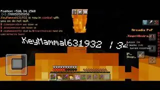 Minecraft Killing Players In Box Pvp 📦 In || Arcadia Pvp ||