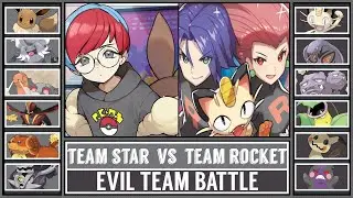 TEAM STAR vs TEAM ROCKET | Evil Team Pokémon Battle