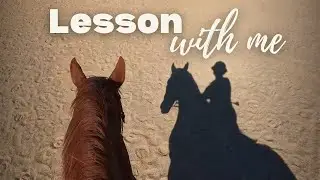Come Lesson with me w/ Show Jumper Trainer | Anxious Horse and Nervous Rider Helmet Cam