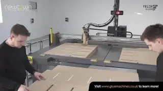 FELIX GLUER&reg; - XY Glue Plotter Table (CNC Gluer) #glueplotter #cncgluer #xygluer