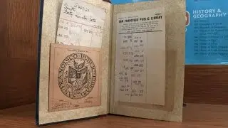 100 Year Overdue Book Returned During Library Fine Amnesty 2017