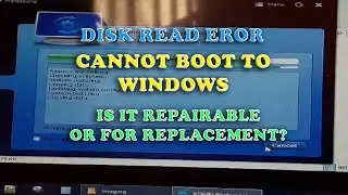 LAPTOP DISK READ ERROR, HOW TO FIX