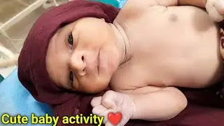 Tiny Baby Moments: Wiggles & Little Hands 🐣!#viralvideo #cutebaby 