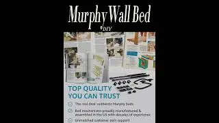 DIY Murphy Wall Bed -  #smallspacestyle #bed #guestroom #interiordesign #home #murphybed
