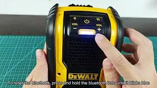 How To Reset DeWALT Bluetooth Speaker