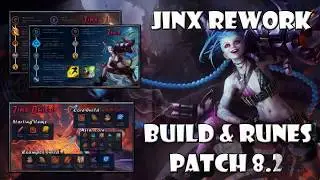 Jinx Buff &iquest;Rework? ADC Build and Runes 8.2 Season 8 League of legends