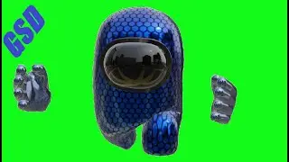 Among Us Distraction Dance Green Screens 3D Animation