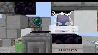 Breeze Powered Ender Pearl Cannon + Bulk Static Breeze Charge Generator V1