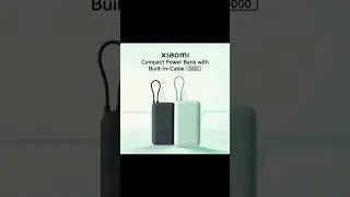 XIAOMI Compact power bank with Built-in-cable 2000maha #xiaomi #powerbank  @XiaomiIndiaOfficial