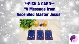 **PICK A CARD**&rdquo;A MESSAGE FROM ASCENDED MASTER,JESUS.&rdquo;🙏🏻❤️⭐️